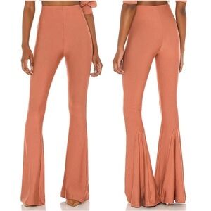 Selkie The Bell Bottoms Pants Cocoa Terracotta Flare High Waist Revolve